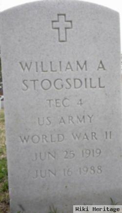 William A Stogsdill