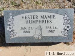 Vester Mamie Humphries