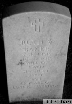 Ruth V Baker