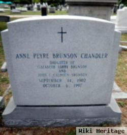 Anne Peyre Brunson Chandler