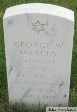 George W Marcus