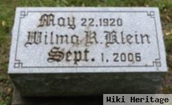 Wilma Ruth Jacobs Klein