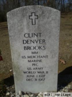 Pfc Clint Denver Brooks