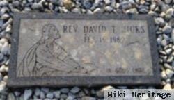 Rev David T. Hicks