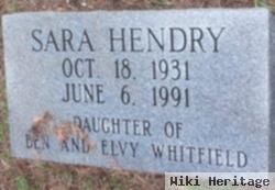 Sara Whitfield Hendry