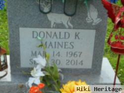 Donald K "donnie" Maines