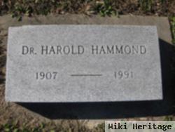 Dr Harold Hammond