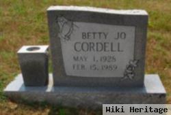 Betty Jo Cordell