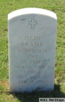 Olin Frank Bowman