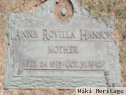 Anna Rovilla Hanson