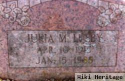 Julia Mary Becker Lusby