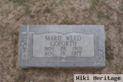 Marie Weed Goforth