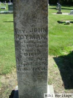 Rev John Henry Hoyman, Jr