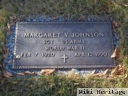 Margaret V Johnson