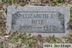 Elizabeth E "lizzie" Hite