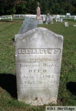 Elizabeth D Graffam Weeks