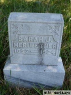 Sarah Jane Cox Meriwether