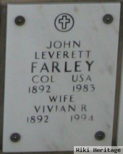 Colonel John Leverett Farley