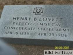 Pvt Henry B. Lovett