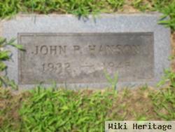 John P. Hanson