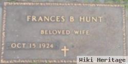 Frances B. Penley Hunt