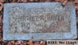 Harriet A. "gertie" Watkins Baker