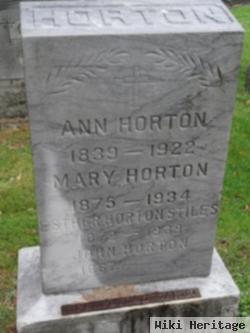 Mary Horton