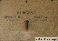 George W Burgess