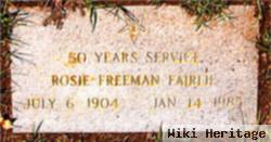 Rosie Freeman Fairlie