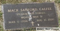 Mack Sanford Calfee