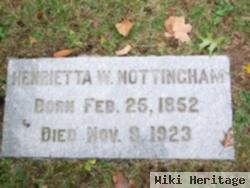 Henrietta W Nottingham