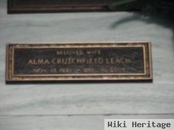 Alma Crutchfield Leach