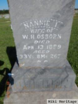 Nannie I. Osborn