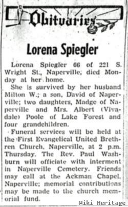 Lorena Louise Wegner Spiegler