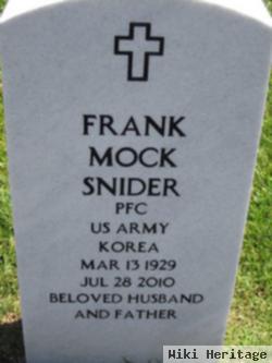 Frank Mock Snider