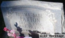 Thelma Norine "babe" Perry Paxton