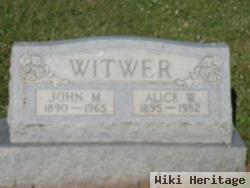 Alice W Zerbe Witwer