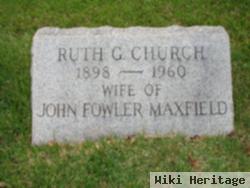 Ruth G. Church Maxfield