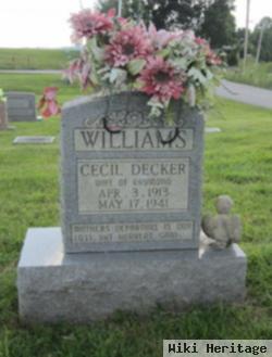 Cecil Decker Williams