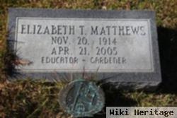 Elizabeth F. Taylor Matthews