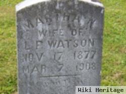 Martha Ann Idol Watson