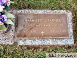 Harriett J. Elliott Barnes