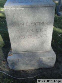 Sarah E. Matthews