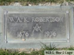 W. A.k. Robertson