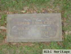 Mildred Rhea Geer