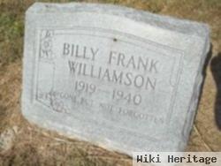 Billy Frank Williamson