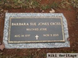 Barbara Sue "josie" Jones Cross