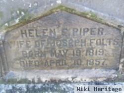 Helen E Piper Folts