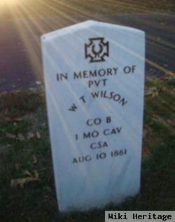 Pvt W T Wilson