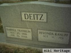 Harrill Franklin Deitz